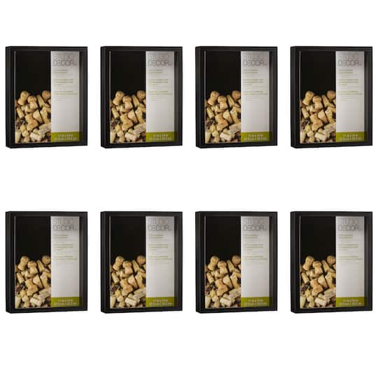 8 Pack: Black 11" x 14" Shadow Box by Studio Décor®
